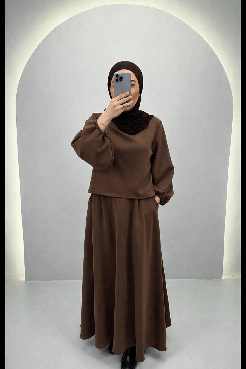 Simi Zweiteiler Braun