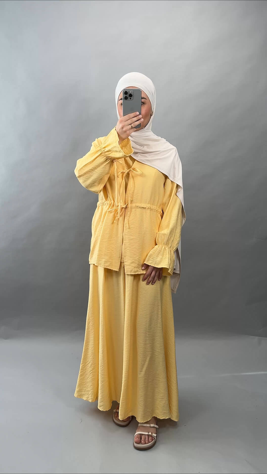 Asliya Zweiteiler Gelb