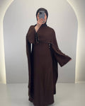 Zerafin Abendkleid Braun 01