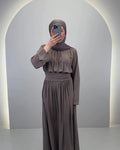 Lale Evening dress Taupe