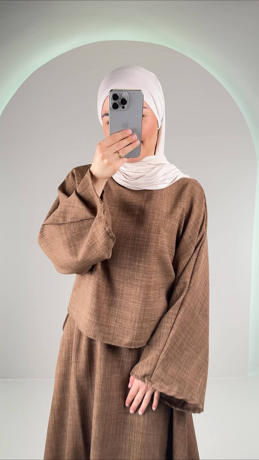 Uta Zweiteiler Braun