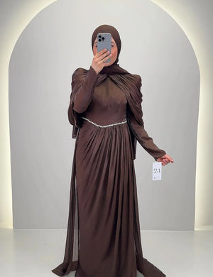 Nefa Evening dress Brown