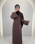Classy Kleid Braun 01