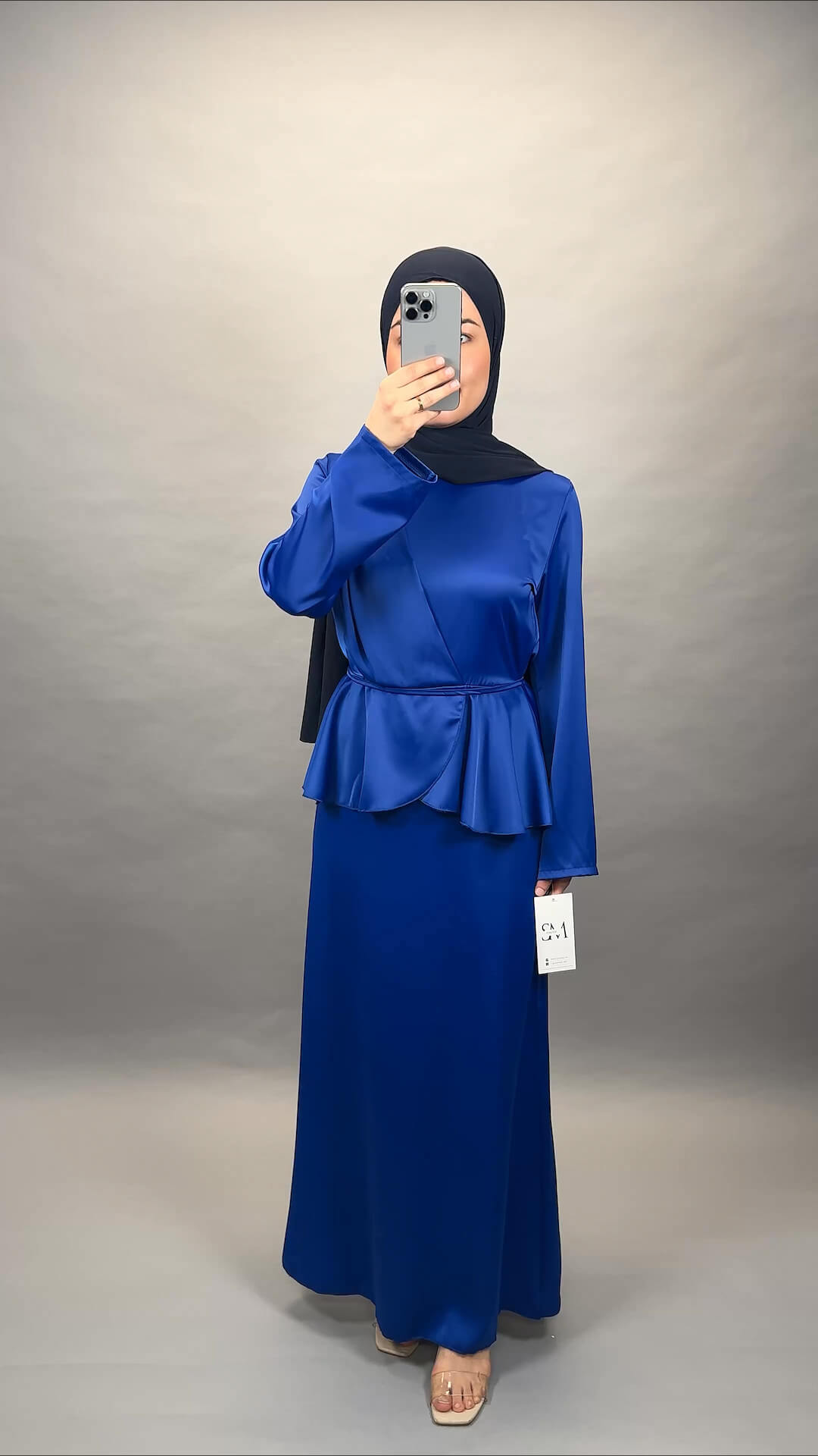 Siana evening dress royal blue