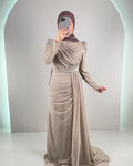 Efila Abendkleid Beige