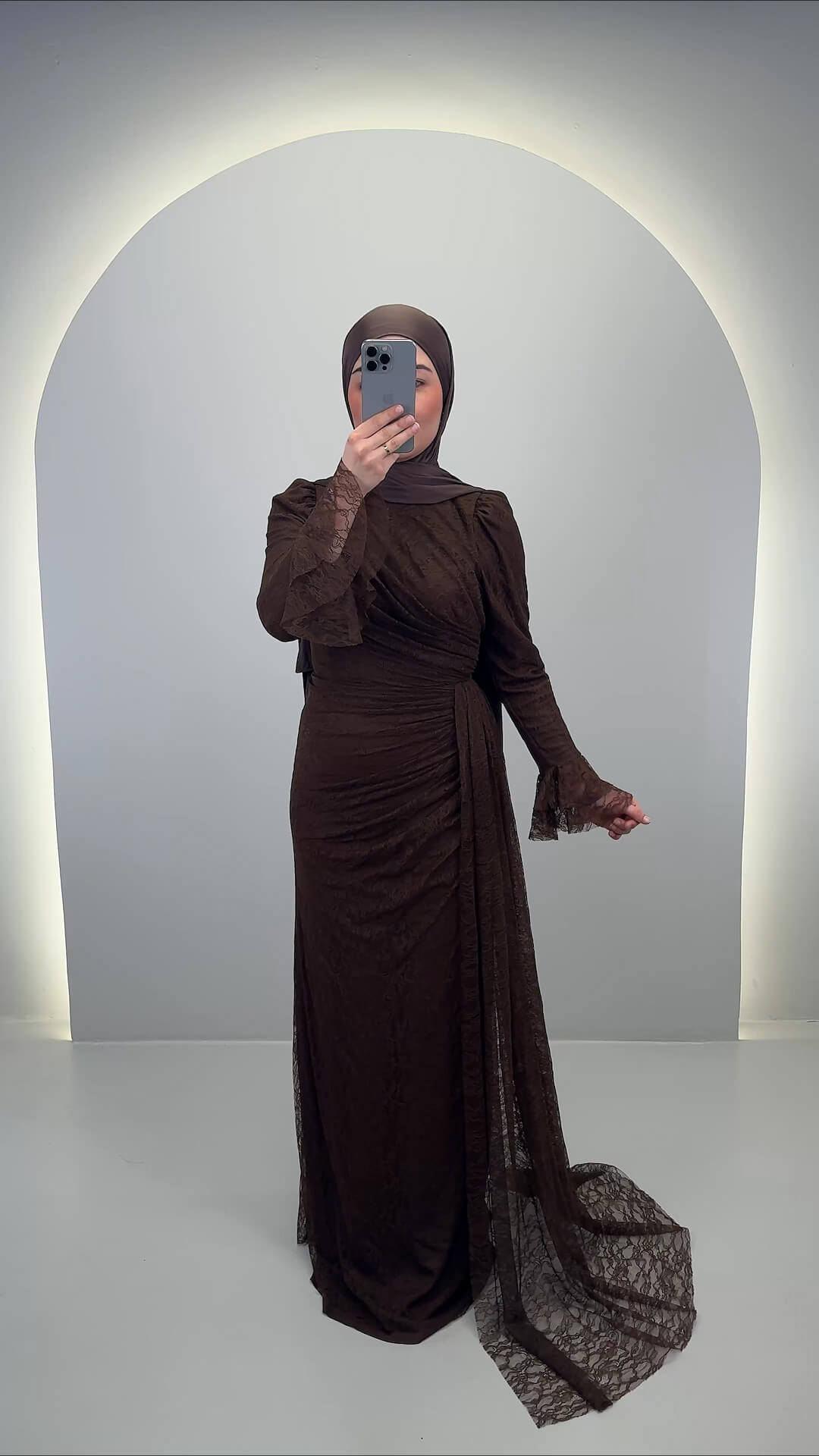 Eliza Abendkleid Braun