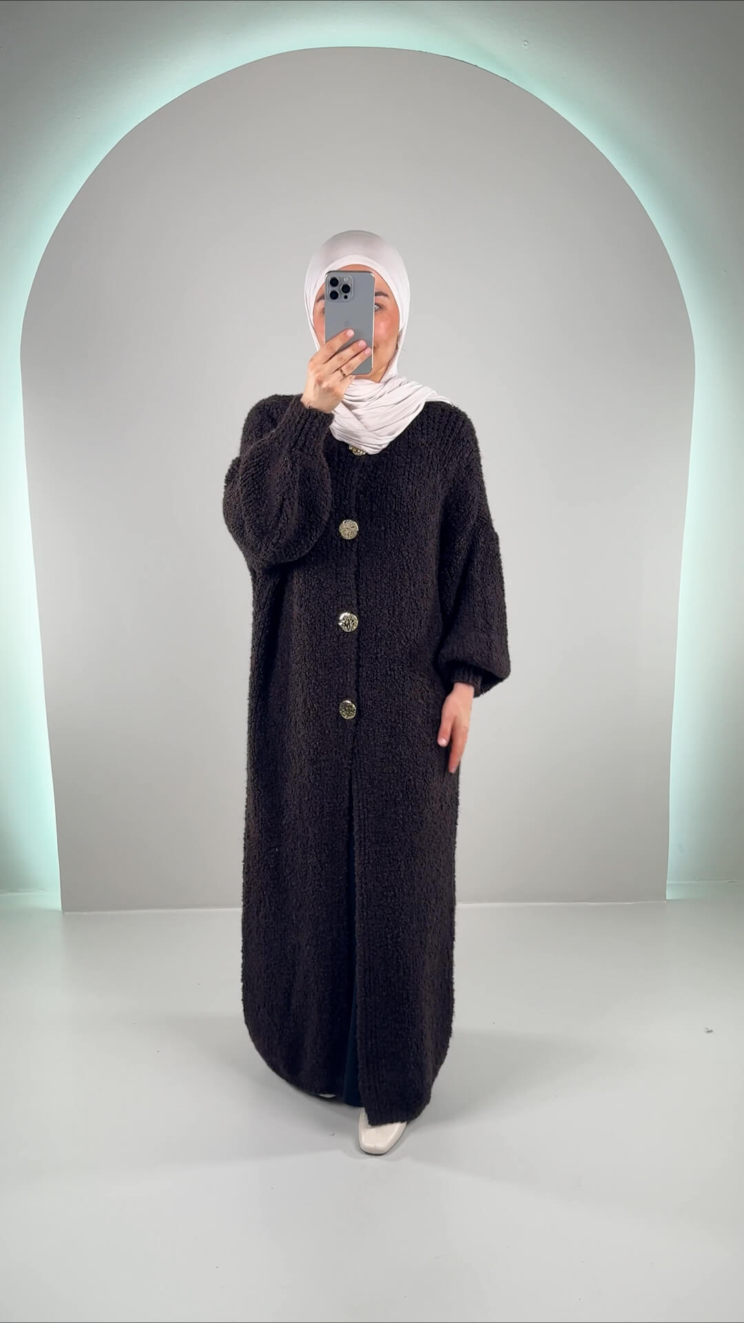 Imuna Cardigan Braun