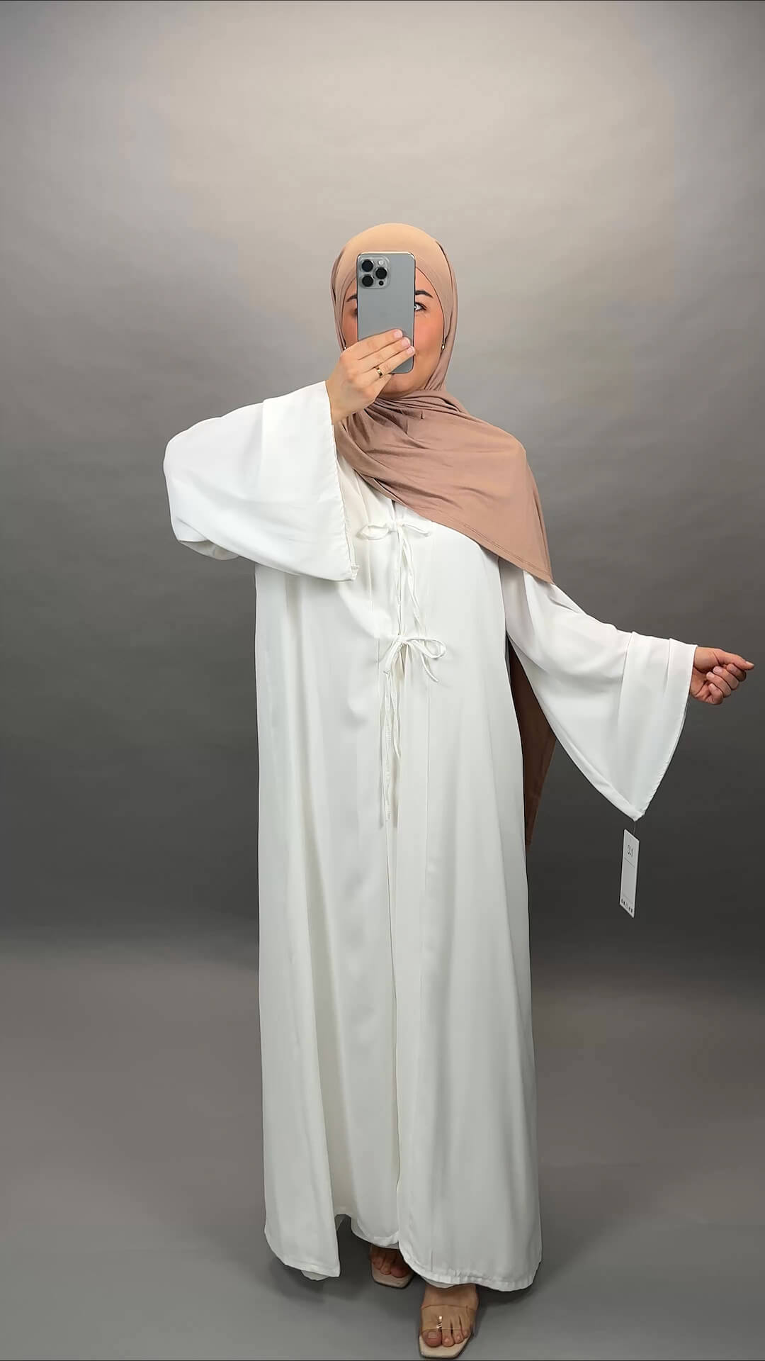 Ines Abaya 2-Teillig White