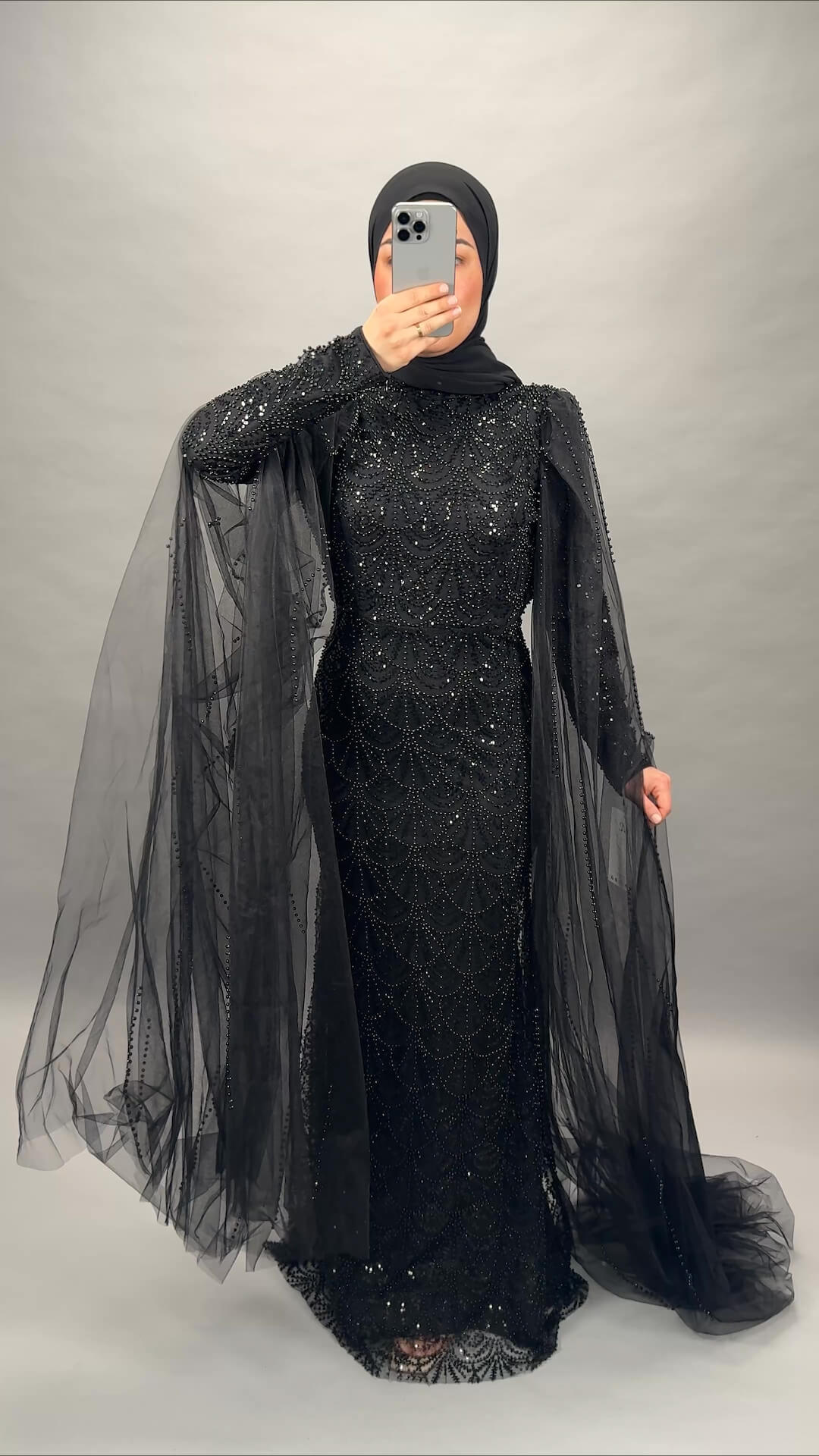 Misal Abendkleid Schwarz