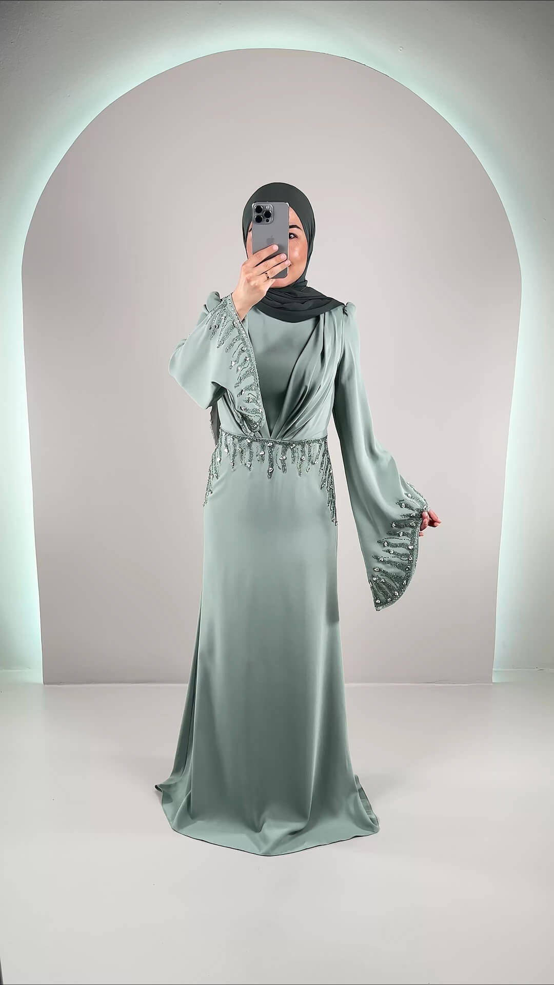 Maya evening dress Mint