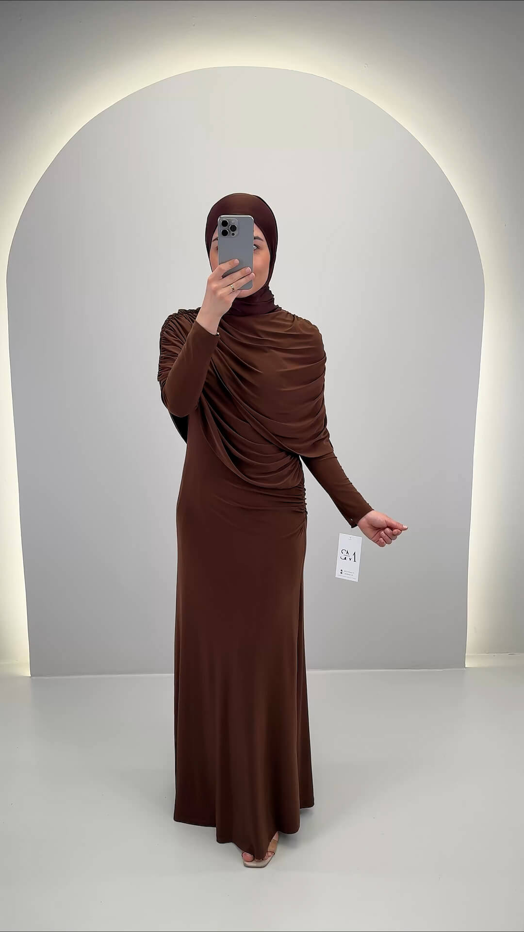 Miana Abendkleid Braun