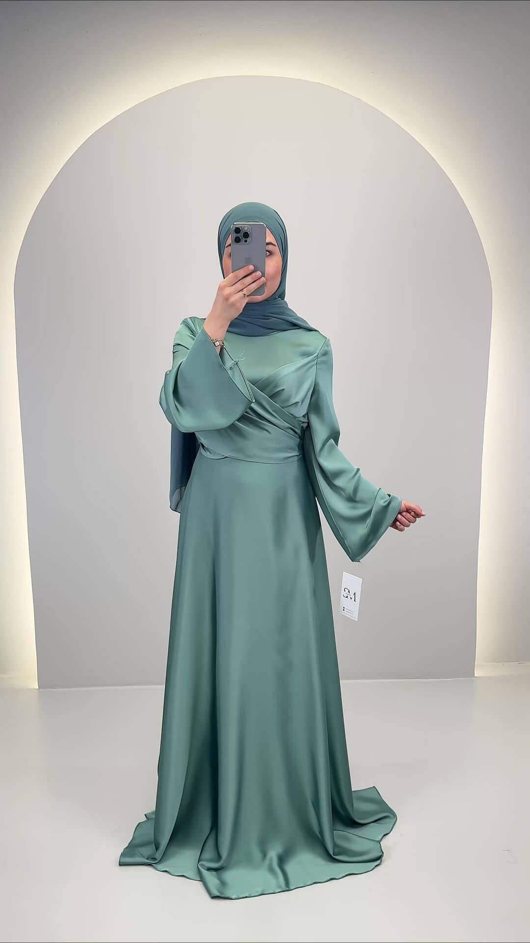 Kiraza Abendkleid Mint