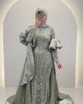 Robe de soirée Tias Menthe