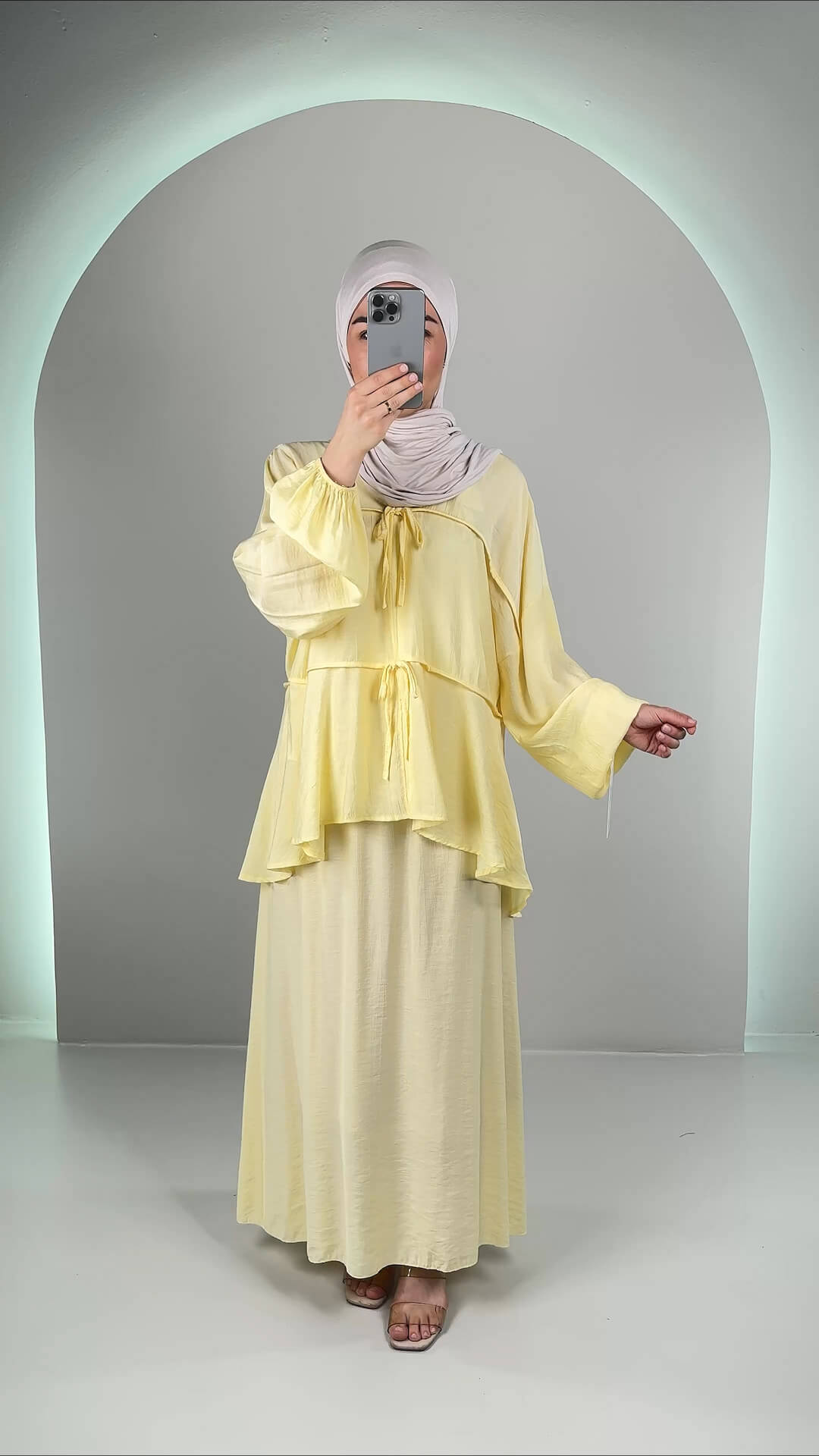 Oliya Zweiteiler Gelb