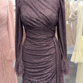 Eliza Abendkleid Braun 01
