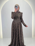 Mina Abendkleid Braun
