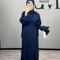 Mel Abaya Dress Dark Blue