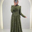 Robe de soirée Mina verte