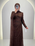 Mireya Abiye Kahverengi