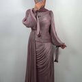 Dunja evening dress old pink