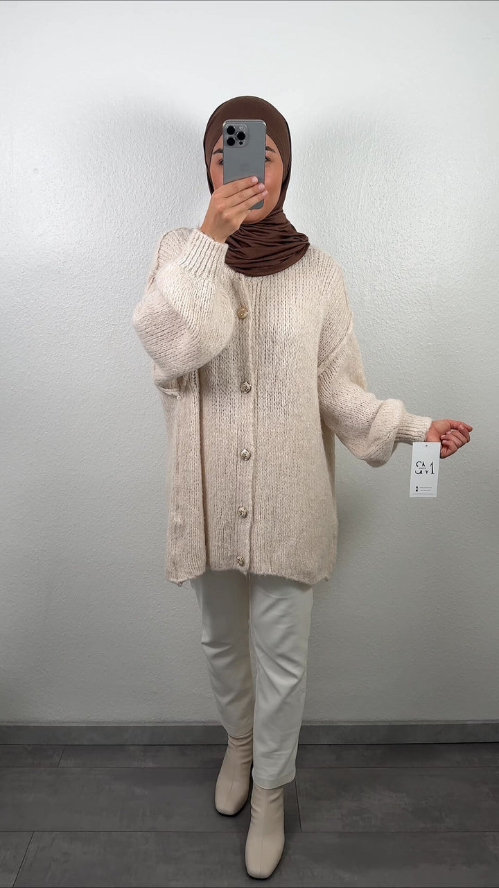 Efla cardigan beige