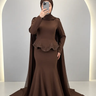 Simay Abendkleid Braun