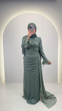 Eliza Evening dress Khaki