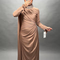 Himaya Abendkleid Bronze