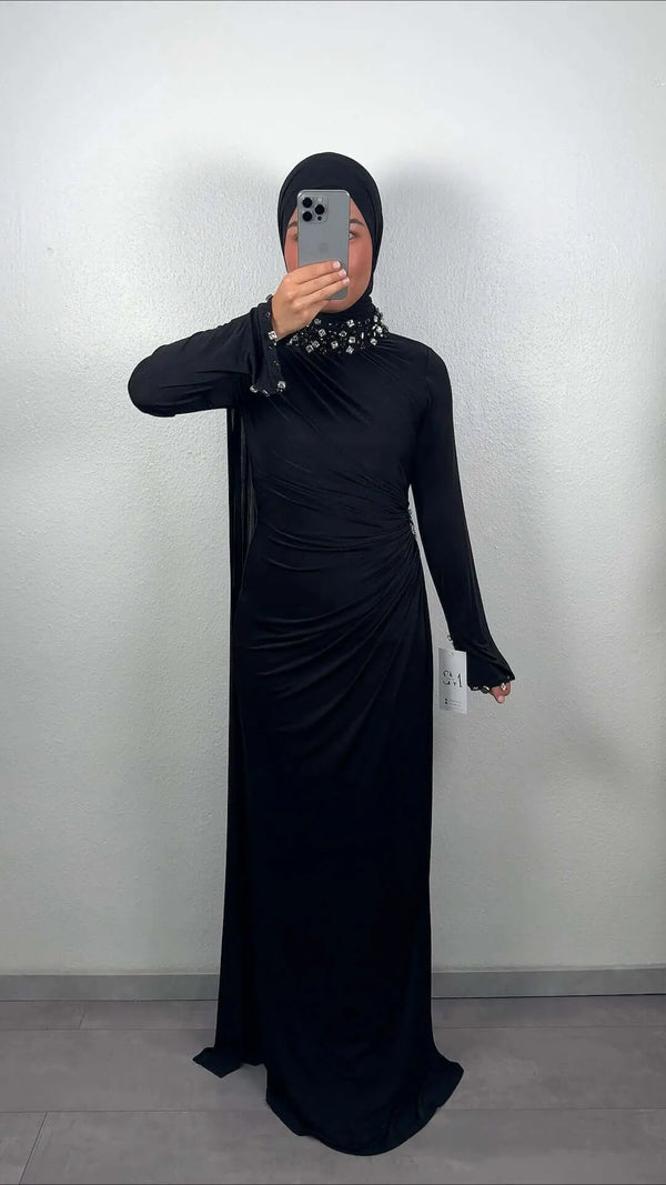 Hazal Abendkleid Schwarz - Semode