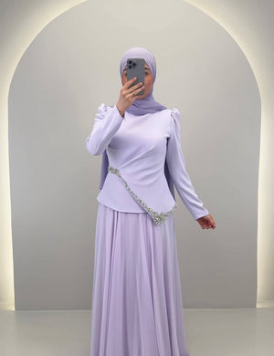 Riyana Abendkleid Lila