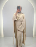 Robe de soirée Zerafin Beige