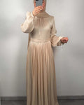 Karin evening dress gold