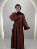 Mima Evening dress Brown 01