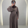 Mima Abendkleid Taupe