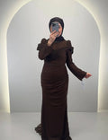 Misa Abendkleid Braun