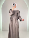 Reyna Kleid Taupe