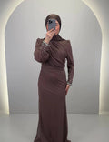 Rozan Abiye Kahverengi