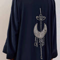 Su Exclusive abaya Set dark blue