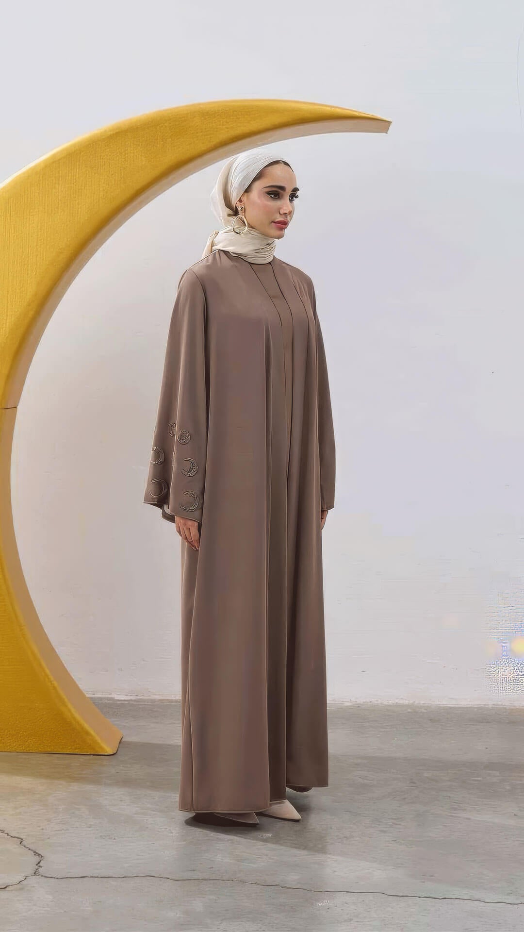 Ay Exklusive Abaya Set Taupe