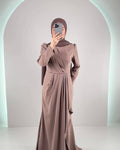 Valeria Evening dress Taupe