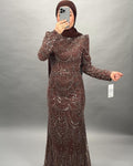 Alea Evening dress Brown