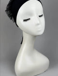 Bonnet with Seam + Topuz black
