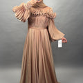 Bahar Abendkleid Bronze