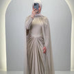Robe de soirée Tiya Beige