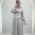 Tisla Abendkleid Beige