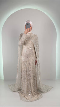 Milea Robe de soirée Beige