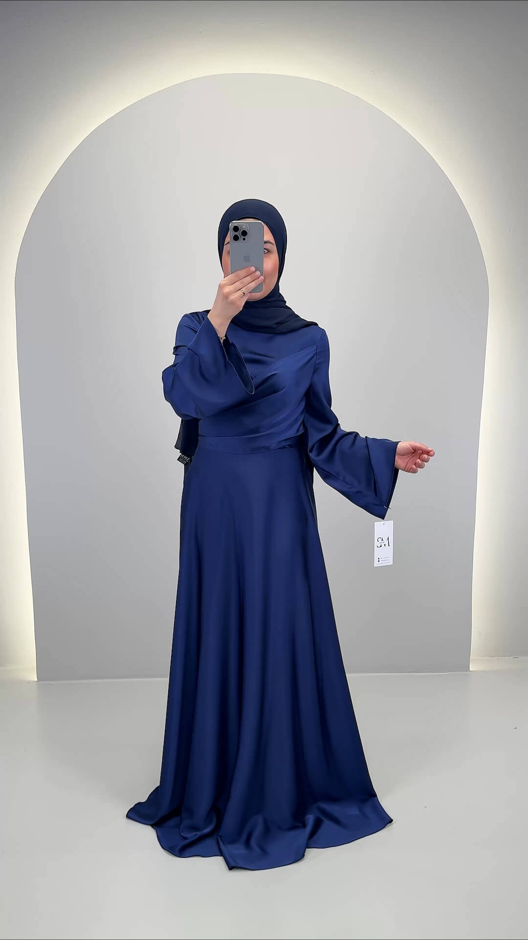 Kiraza Abendkleid Dunkelblau