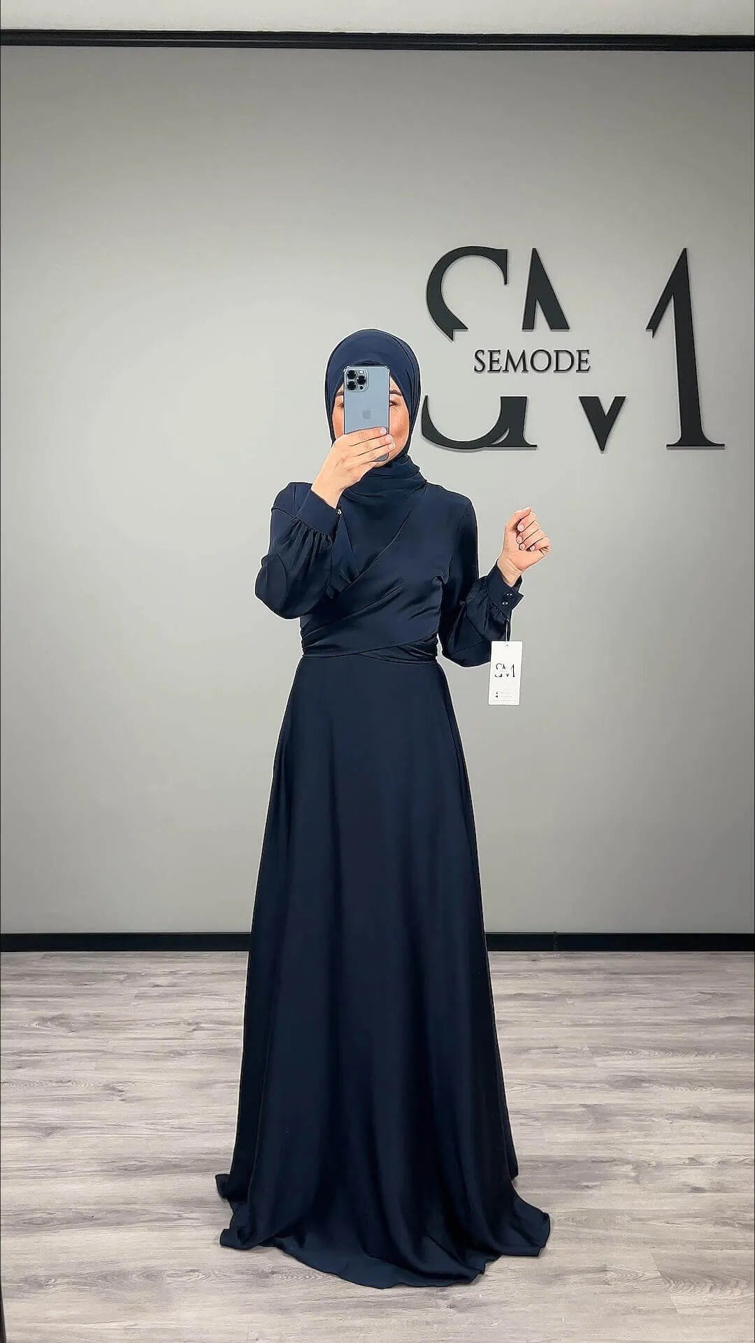Bonti Abendkleid Dunkelblau Semode