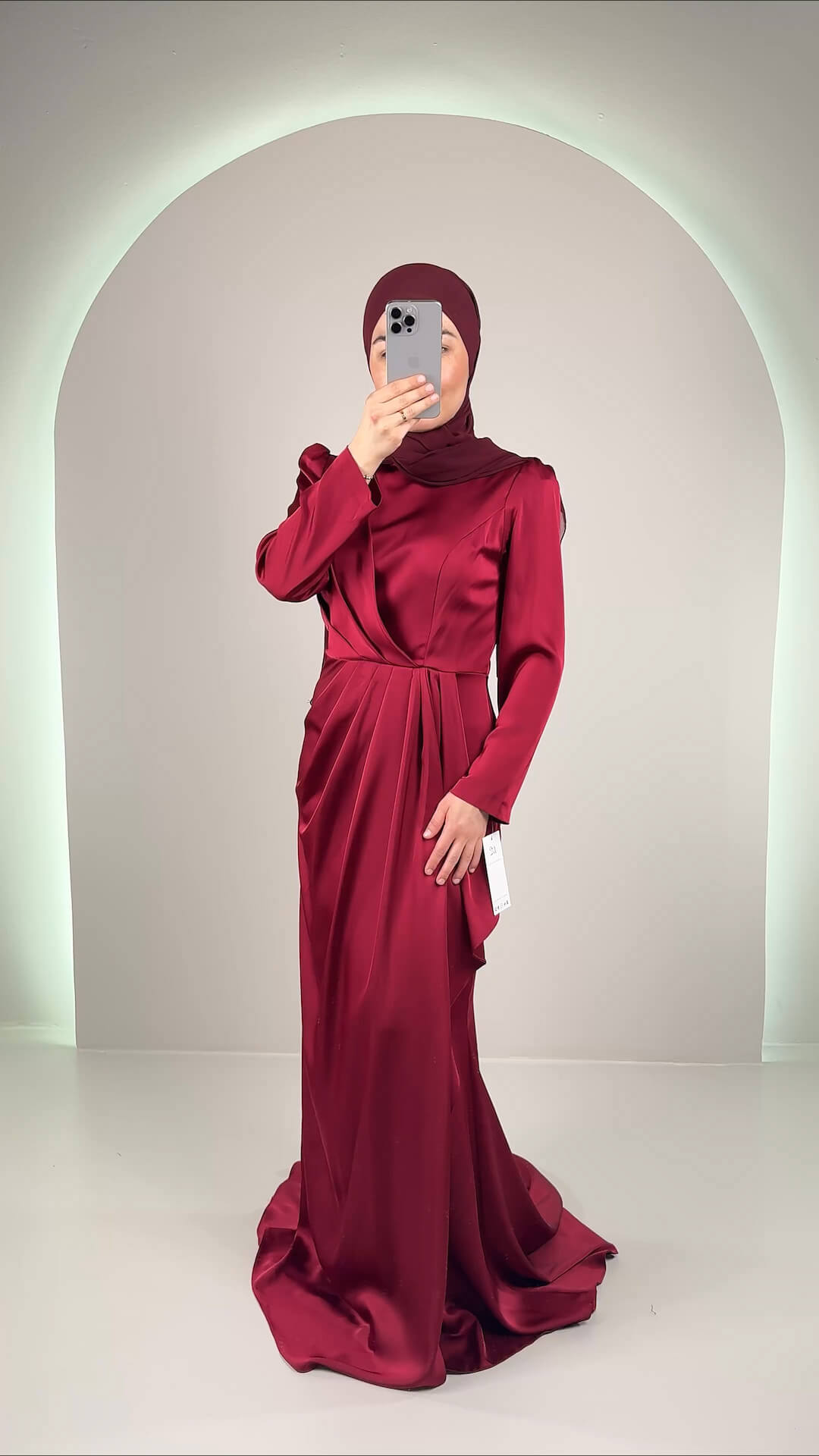 Valeri Abendkleid Bordo