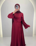 Kiraza Abendkleid Bordo